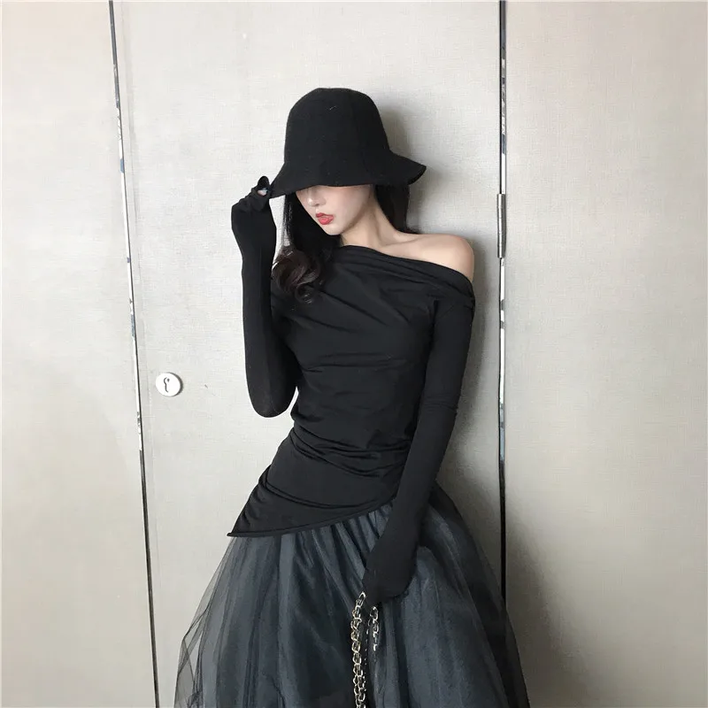 

Fashion new sexy backless top + gradient multi-layer pettiskirt mesh skirt