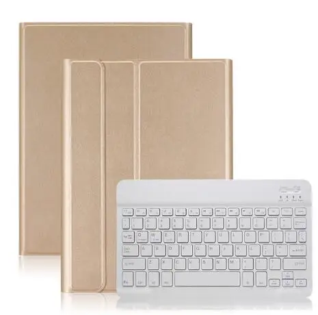 Bluetooth клавиатура чехол для huawei Mediapad T5 10 ткань с 7 подсветкой Клавиатура с подсветкой AGS2-W09/L09 AGS2-L03 Крышка планшета+ ручка - Цвет: Light Keyboard case