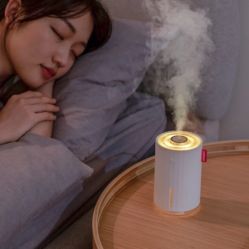 

Air Humidifier Diffuser USB Mini Portable Ultrasonic Humidifier 280ML Room Electric Humidificador Cool Mist LED Night Light