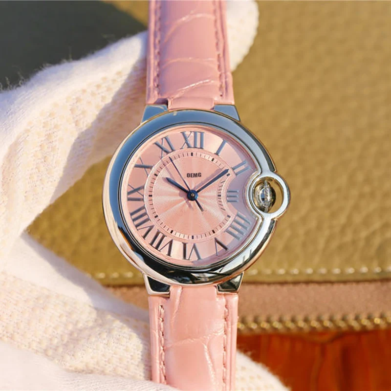 

Replica Ladies Watches 1:1 High quality crystal watches roman number clock stainless steel multi-function 33mm OEMG WSBB0002