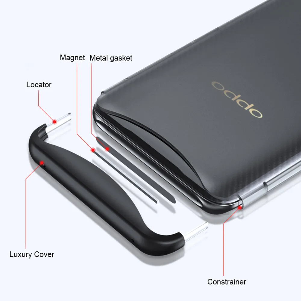 Прозрачный матовый чехол GKK для Realme X lite 3 2 PRO C2 OPPO K3 Find K1 Reno F11 F9 Pro A7 A9 A5s |