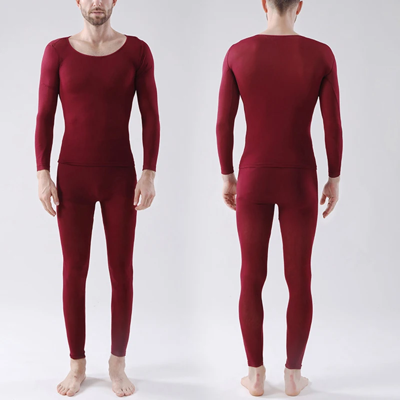 Комплект термобелья для мужчин и женщин теплый мягкий облегающий эластичный