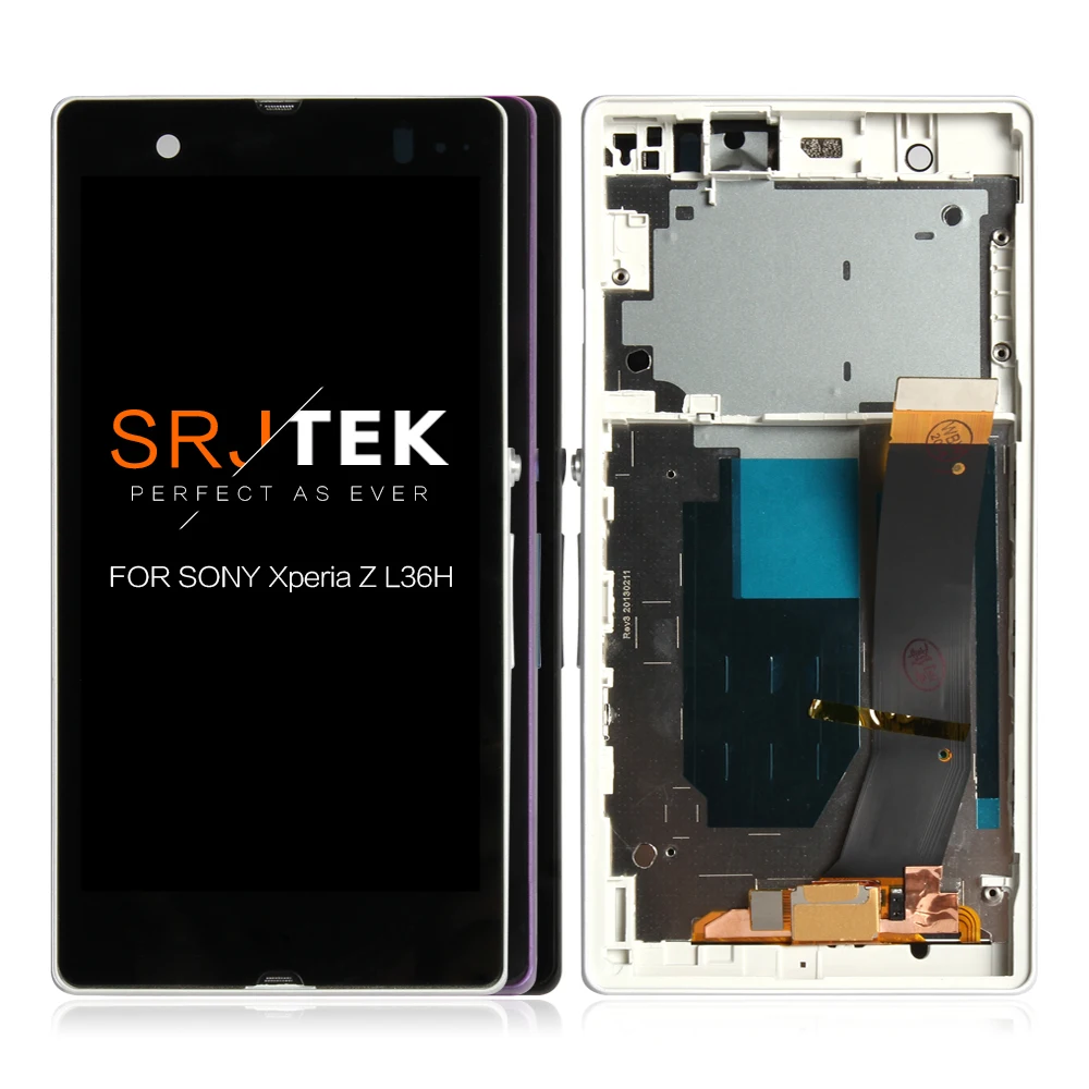 5 &quotЖК дисплей для SONY Xperia Z (Сони Иксперия З) LCD сенсорный экран с рамкой L36H C6603 C6602
