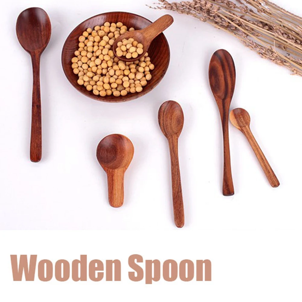 Набор бамбуковых столовых приборов дорожная посуда биоразлагаемая деревянная