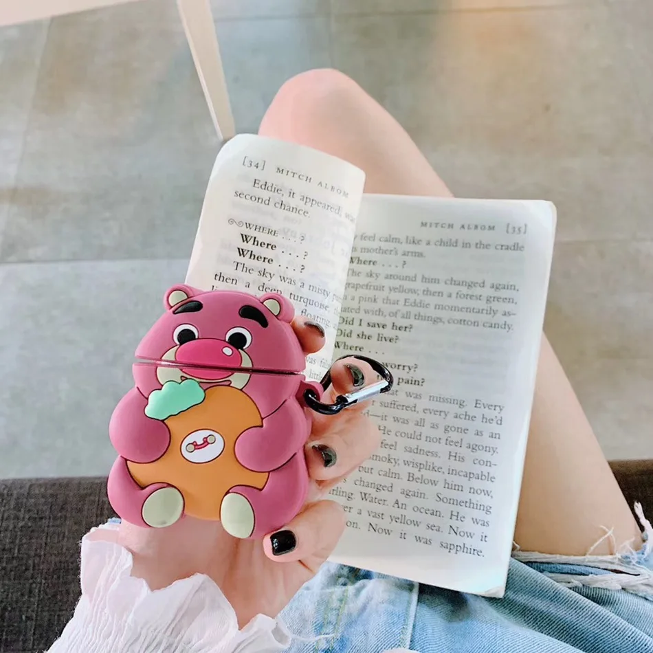 1151 Чехол для наушников для Airpods, силиконовый чехол, Мультяшные милые чехлы для наушников для Air Pods, чехол s для Apple, Earpods, наушники, аксессуары 2 - Цвет: 1151