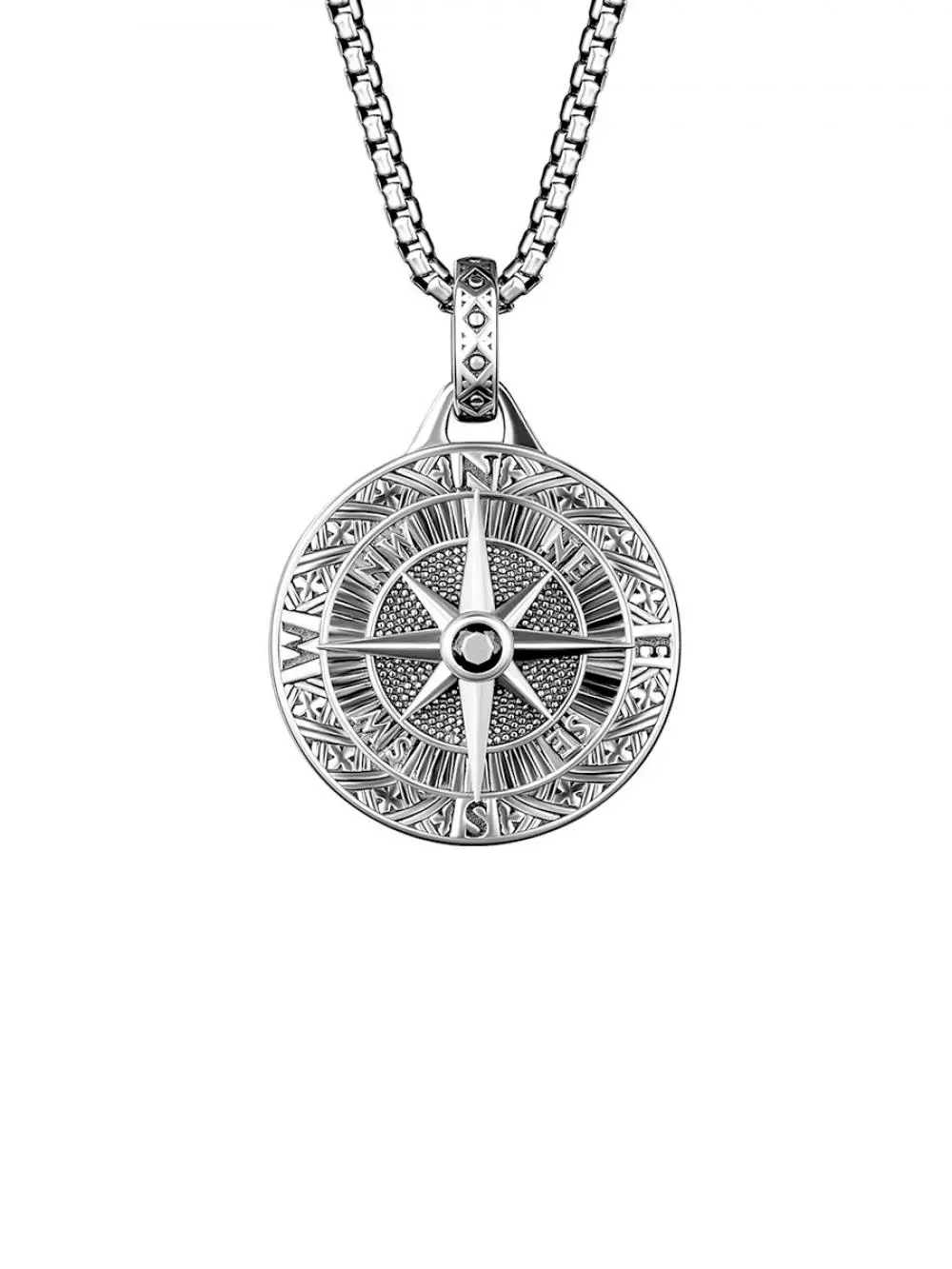 

Viking Necklace Pendant Compass Necklace Personality Men's Necklace Pendant Hip Hop Jewelry Trend Jewelry