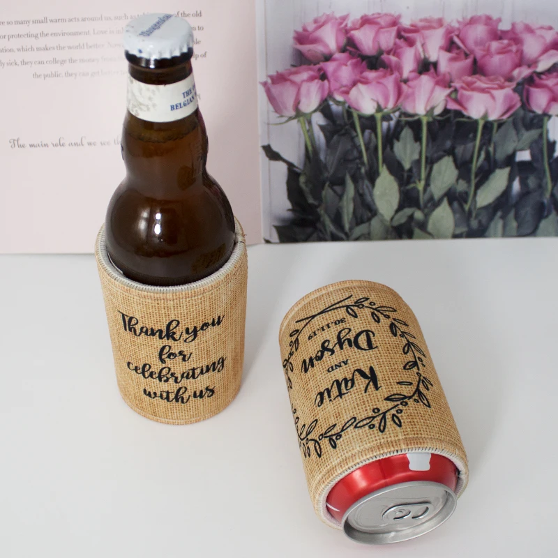 200 шт./лот сделай сам индивидуальный принт вашего логотипа пивная баночка