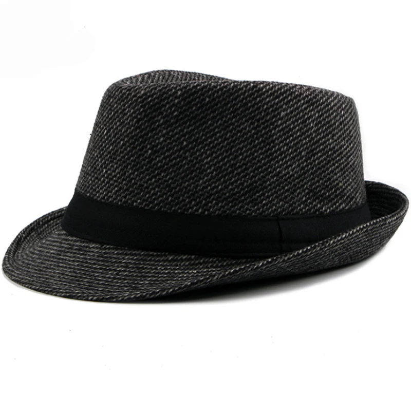 

Mens Fedora Hat Solid Gentry Gentleman Hat Jazz Casual Formal Hats for Man Polyester Woolen Mens Fedoras Fedora Hat Cap
