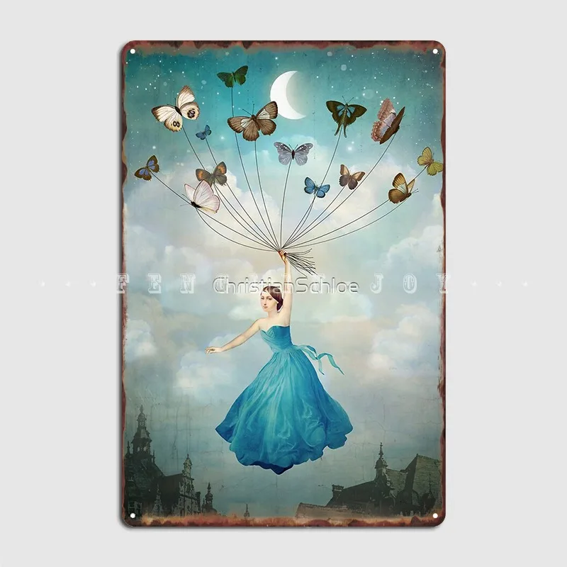 

Leaving Wonderland Metal Sign Cinema Garage Home Printing Poster Tin Sign Poster