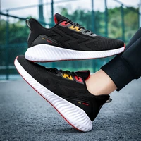 thick soled fly netting top dad shoes male youth trend super soft korean version popcorn bottom soft cushioned sneakers