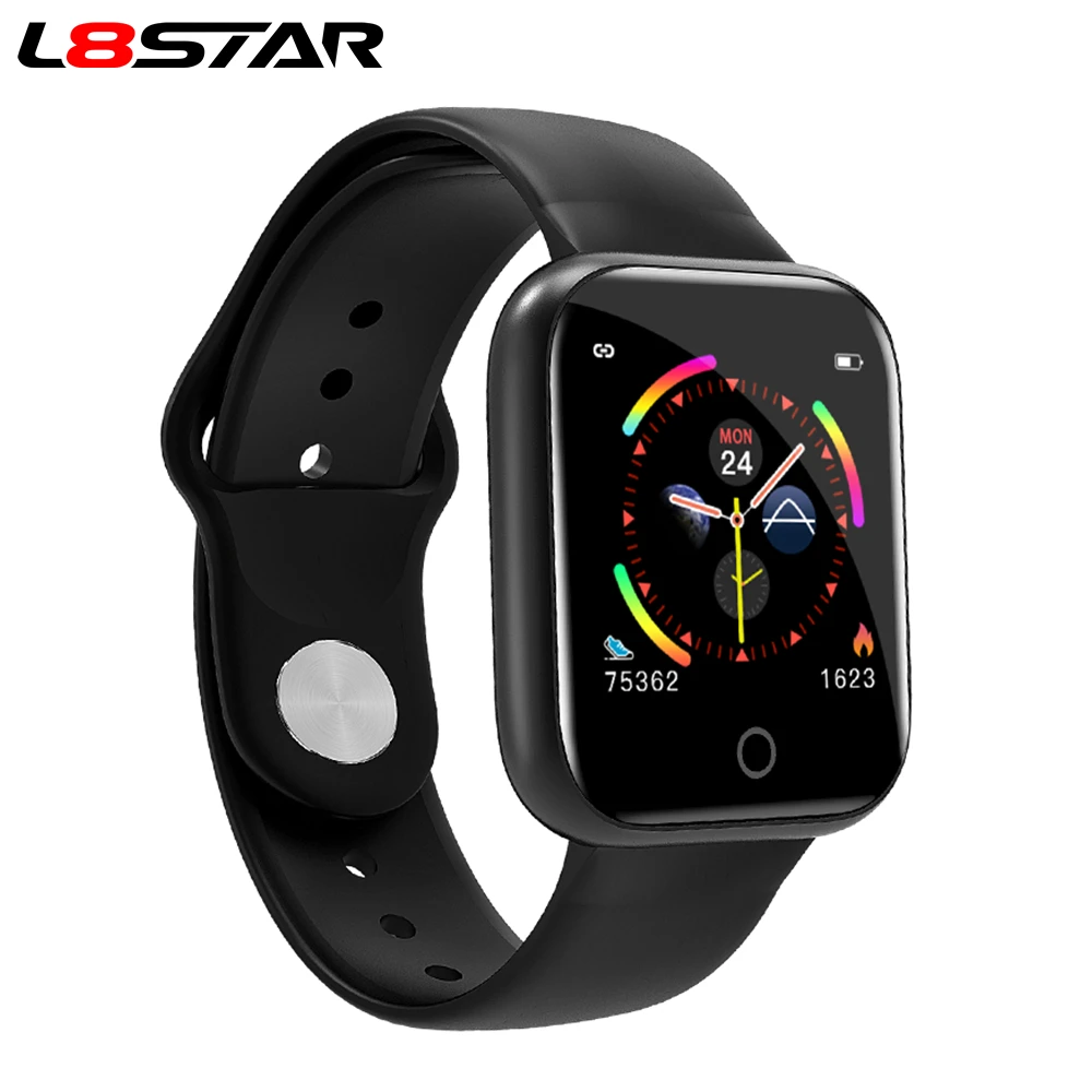 L8star Смарт часы с пульсометром и кислородом I5 для мужчин женщин шагомер фитнес Apple