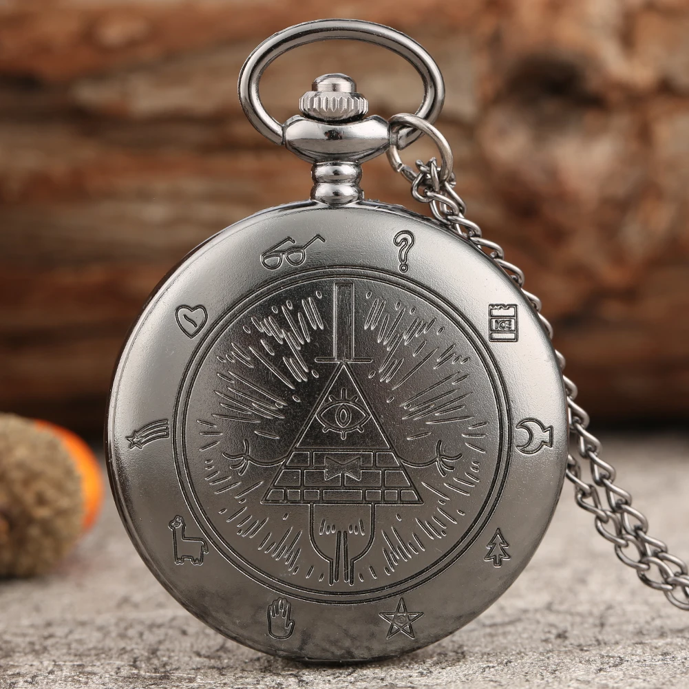 Exquisite Quartz Pocket Watch Necklace Pendant Fob Clock Fashion High Grade Gifts Sets for Men Women