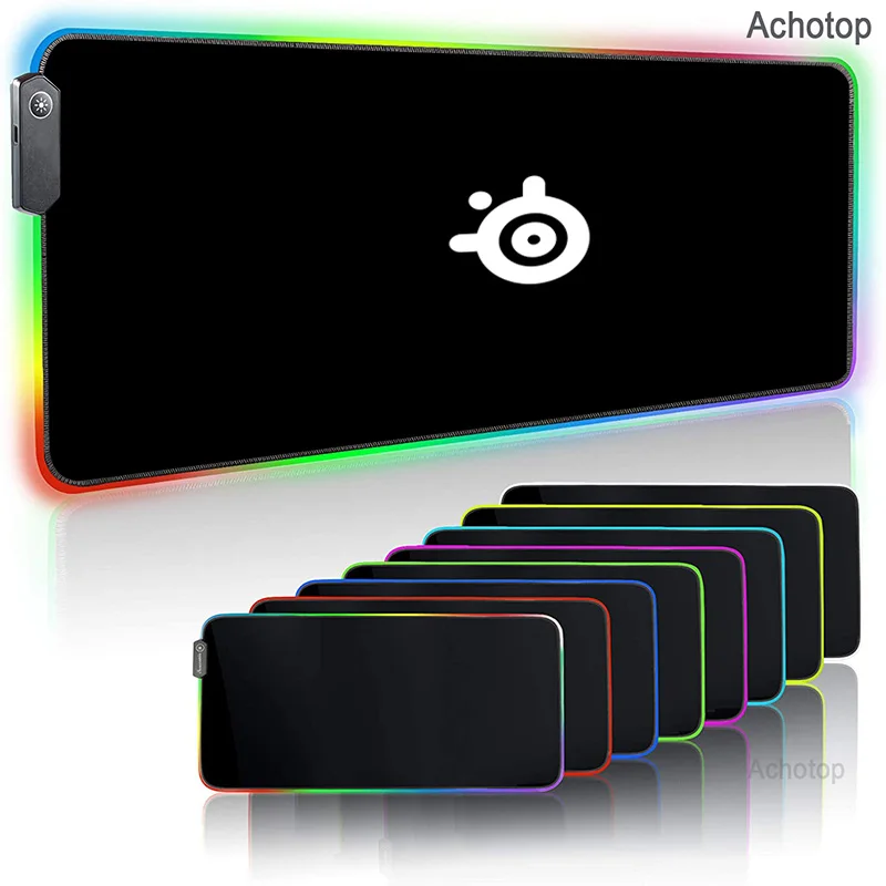 

Steelseries RGB Gaming Mouse Pad Computer XXL Mousepad Large Mouse Pad Gamer RGB World Map Big Mouse Carpet PC Desk RGB Mat