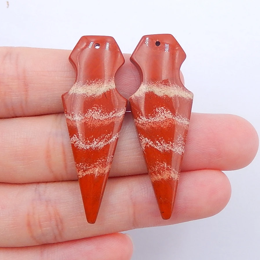 

Natural obsidian arrows beads 43x15x4mm
