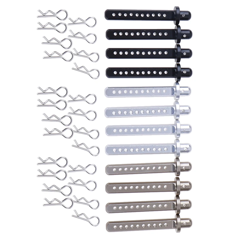 

4 шт., алюминиевые металлические крепления для гусеничного кузова автомобиля 1:10 Axial Scx10 9002