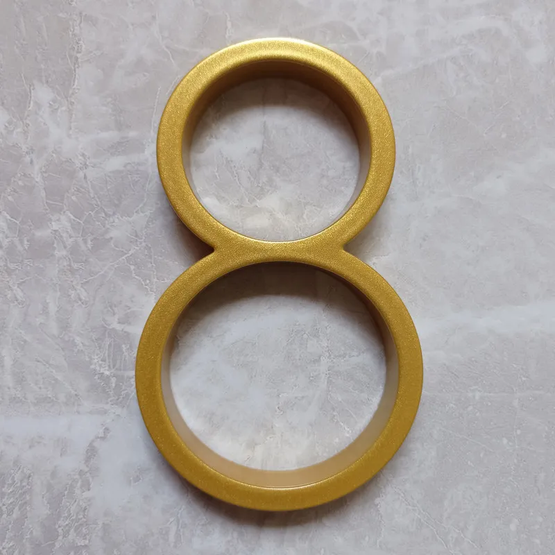 

125mm Golden Floating Modern House Number Gold Door Home Address Numbers for House Digital Outdoor Sign Plates 5 In. #8