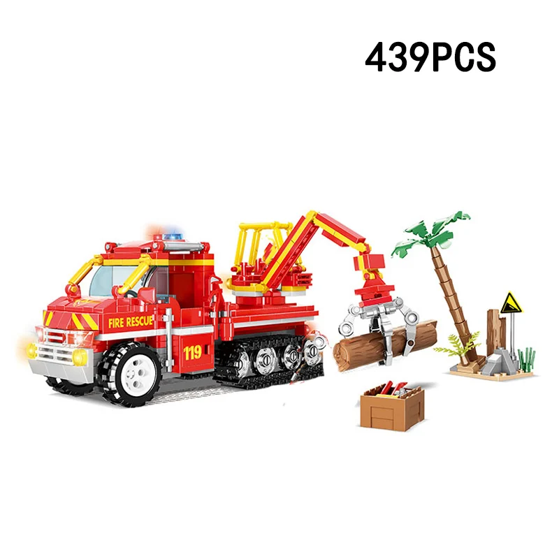 Пожарные серии город пожарный ДВИГАТЕЛЬ внедорожник лодка грузовой вертолет