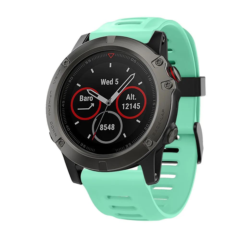 Replacement Silicone New Watch Band strap For Garmin Fenix 5X Plus Instinct Quatix 5 GPS Smart 22mm wrist band bracelet | Электроника