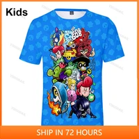 colt nita nita and starboys girls cartoon jacket tops teen clothes 3 to 14 years spike kids tshirt game 3d print shirt