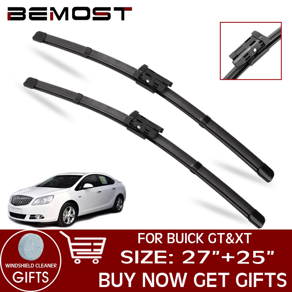 

BEMOST Car Wiper blade FOR BUICK GT&XT LHD/RHD 27"+25" Front Window Windshield Windscreen Wiper Blades Accessorie