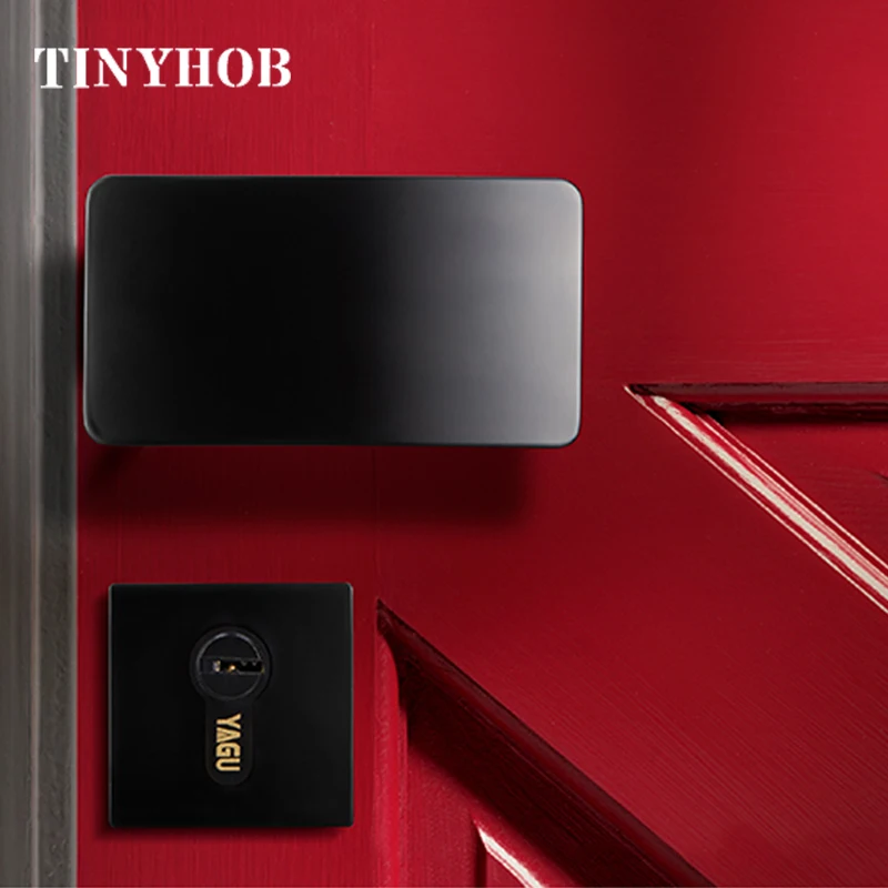 Дверной замок в европейском стиле из цинкового сплава Простой прямоугольный