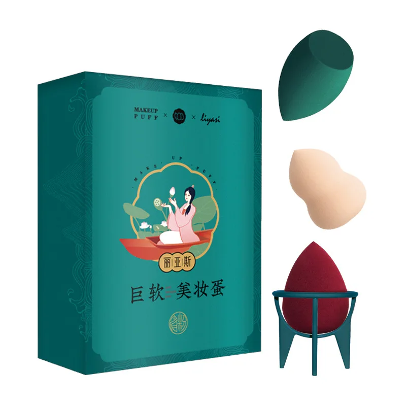 

Beauty Egg Powder Puff Air Cushion Set Gourd Water Drops Dry Wet Dual Use Powder Beauty Makeup Tool Manicure Cosmetic Sponge