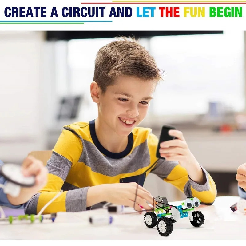 Science Kits DIY STEM Kids Assembly Building Engineering Educational Robot Learning для детей Projects | Игрушки и хобби