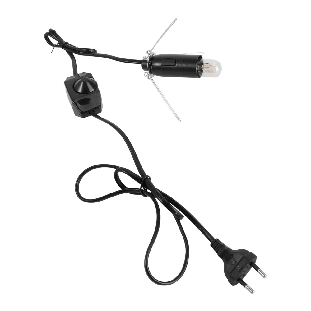 

E14 15W Tungsten Filament Light Bulb and Dimming Light Switch Cable for Salt Lamp with Plug