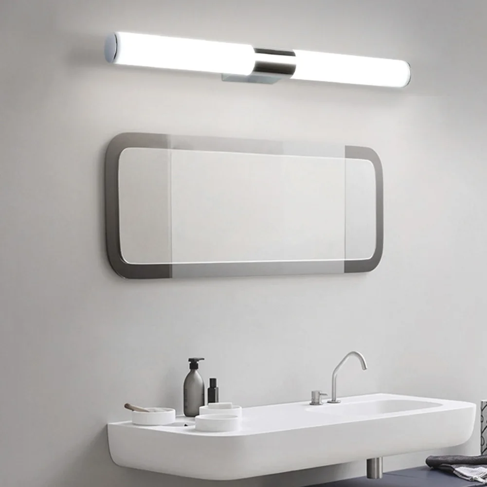 

Bathroom Cabinet Makeup Mirror Light LED Tube Modern Simple Acrylic Wall Lamp Living Room Toilet Indoor Sconce Light Decoration