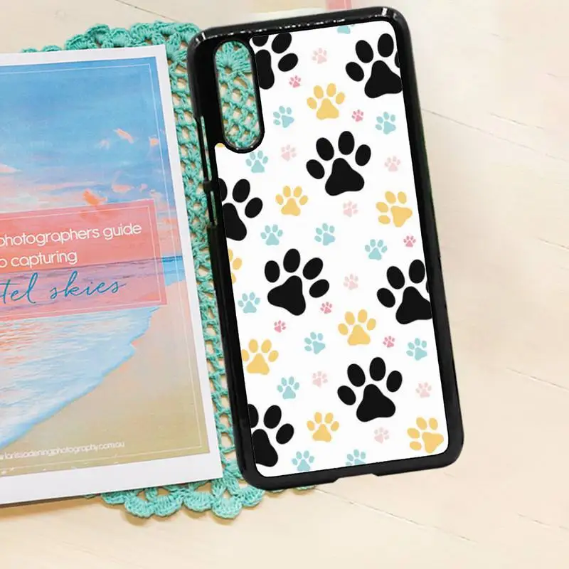 

dog footprint Paw pattern Phone Case PC for iPhone 11 12 pro XS MAX 8 7 6 6S Plus X 5S SE 2020 XR