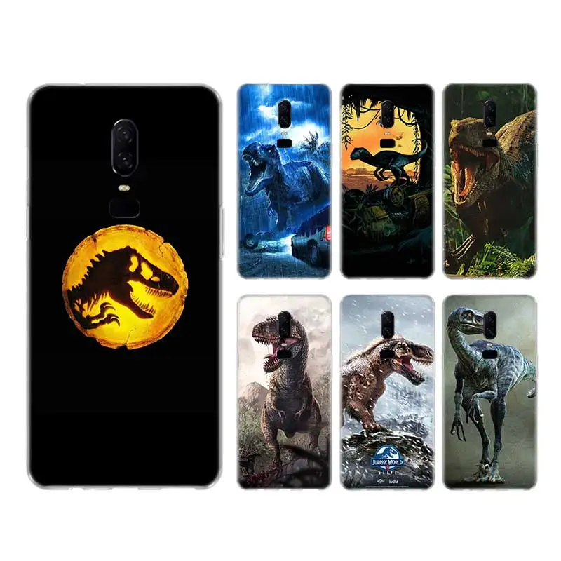 

Dinosaur World Jurassic Park Case For Redmi Note 7 8 8T 9S Cover For Redmi Note 9 10 Pro Max 10S 6 5 9T Transparent Printing