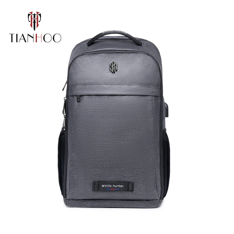 TIANHOO высококачественный мужской рюкзак с зарядкой через usb сумки на плечо