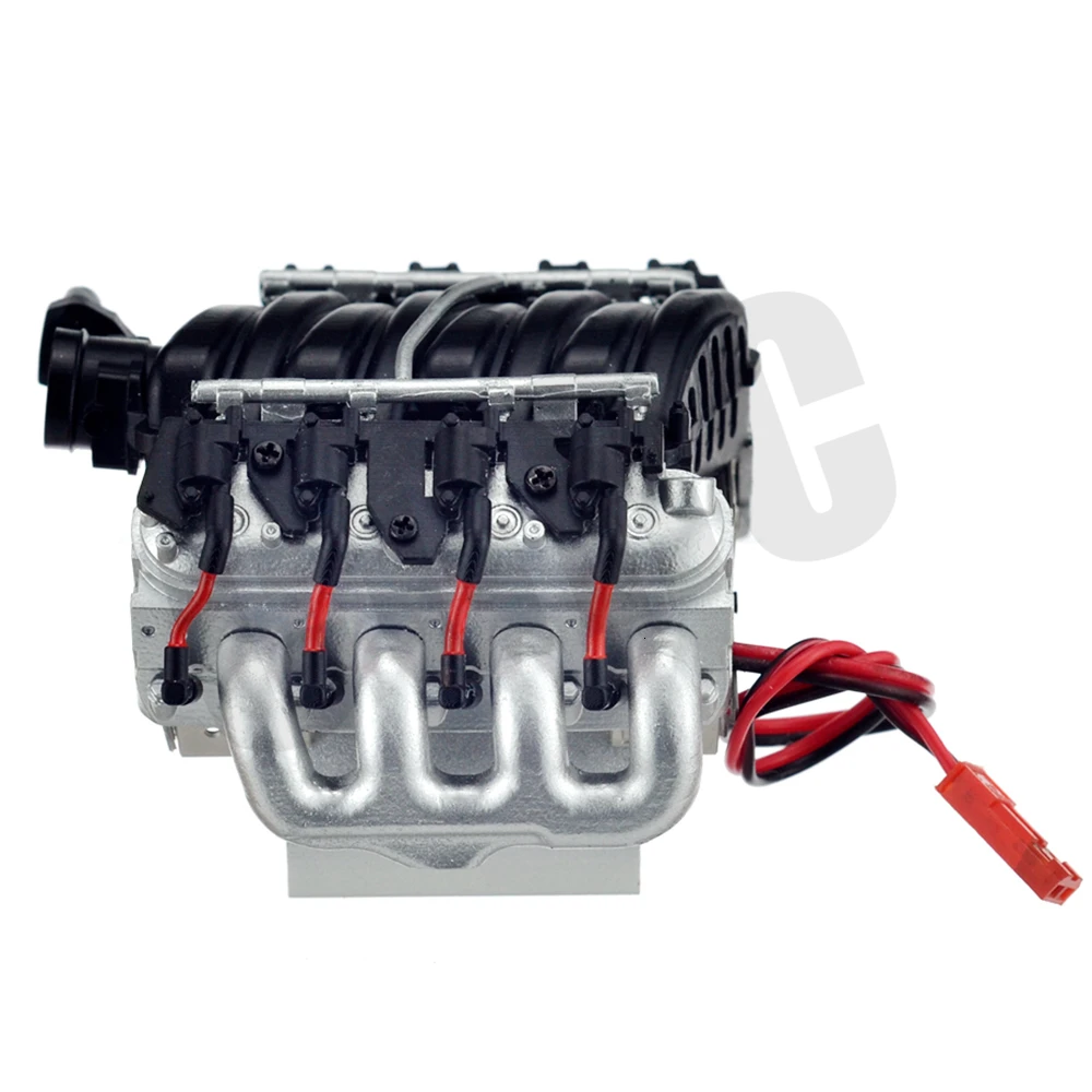 Вентилятор охлаждения двигателя V8 6,2 для 1/10 RC Гусеничный автомобиль TRX4 Defender AXIAL SCX10 RC4WD D90 D110