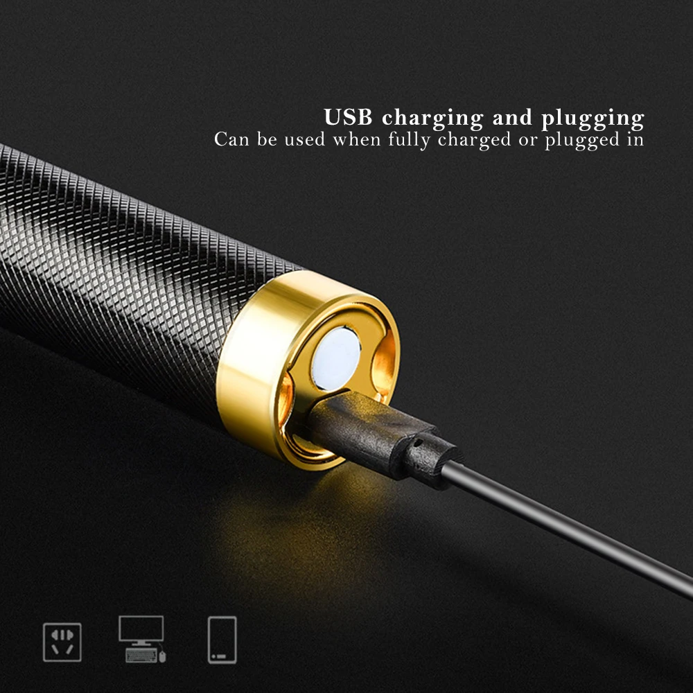 

Professional Hair Clipper Mower Electric Hair Trimmer USB Rechargeable Cordless Shaver Razor 0mm Men Barber Hair Cutting Machine