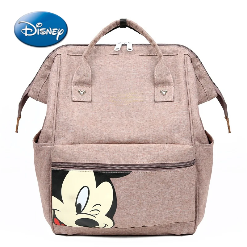 

New Disney cartoon Mickey woman backpack fashion mommy bag large-capacity backpack milk bottle insulation ready-to-produce bag