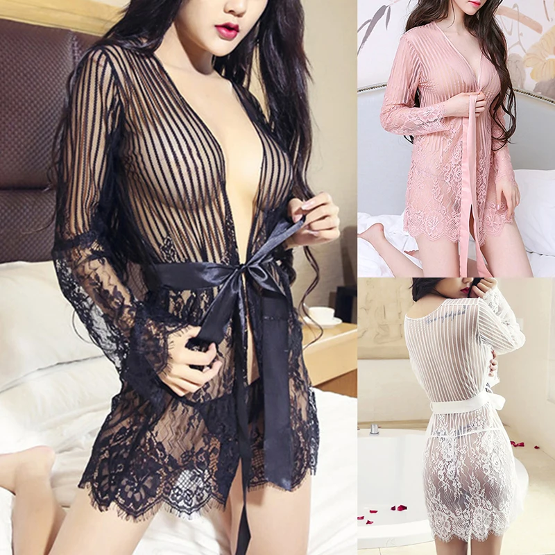Vertvie женское сексуальное белье Эротическое ночное платье Кружевная Сетка в