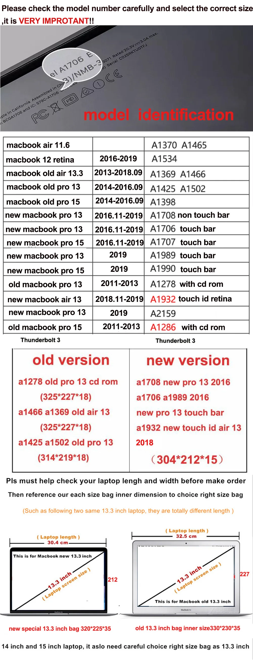 Чехол для ноутбука Apple Mac Macbook Pro 16 дюймов Сумка сумка переноски компьютера |