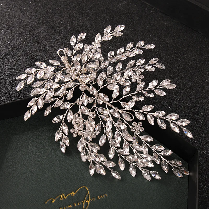 

Bridal Hair Vines Headband Bridesmaid Hair Styling Headband Leaf Hair Accessories for Women and Girls