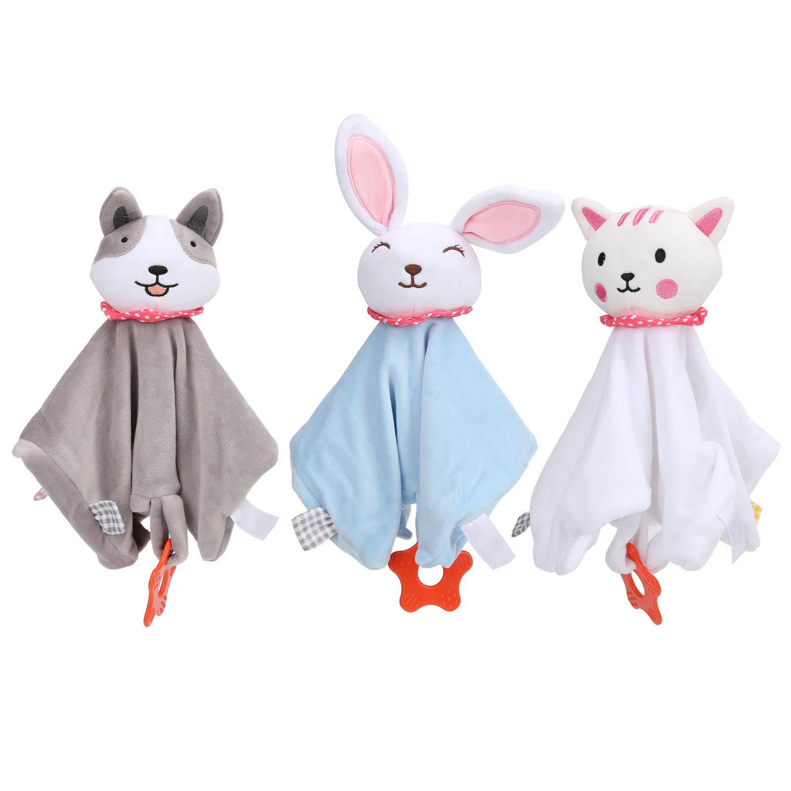 Детские плюшевые мягкие игрушки милый медведь кролик успокаивающее полотенце
