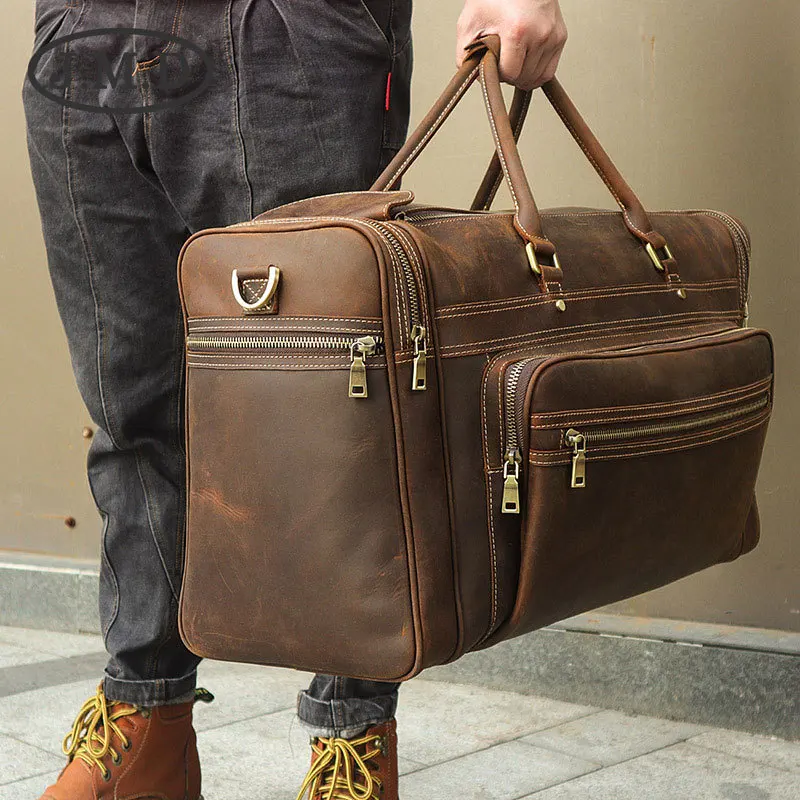 

J.M.D New Arrival 100% Men's Cow Leather Messenger Shoulder Bag Handbags Travel Bags