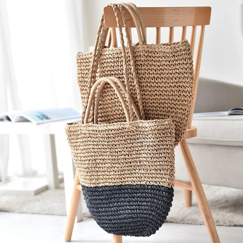 Новая трендовая плетеная женская сумка высокого качества Ручная на плечо Модные