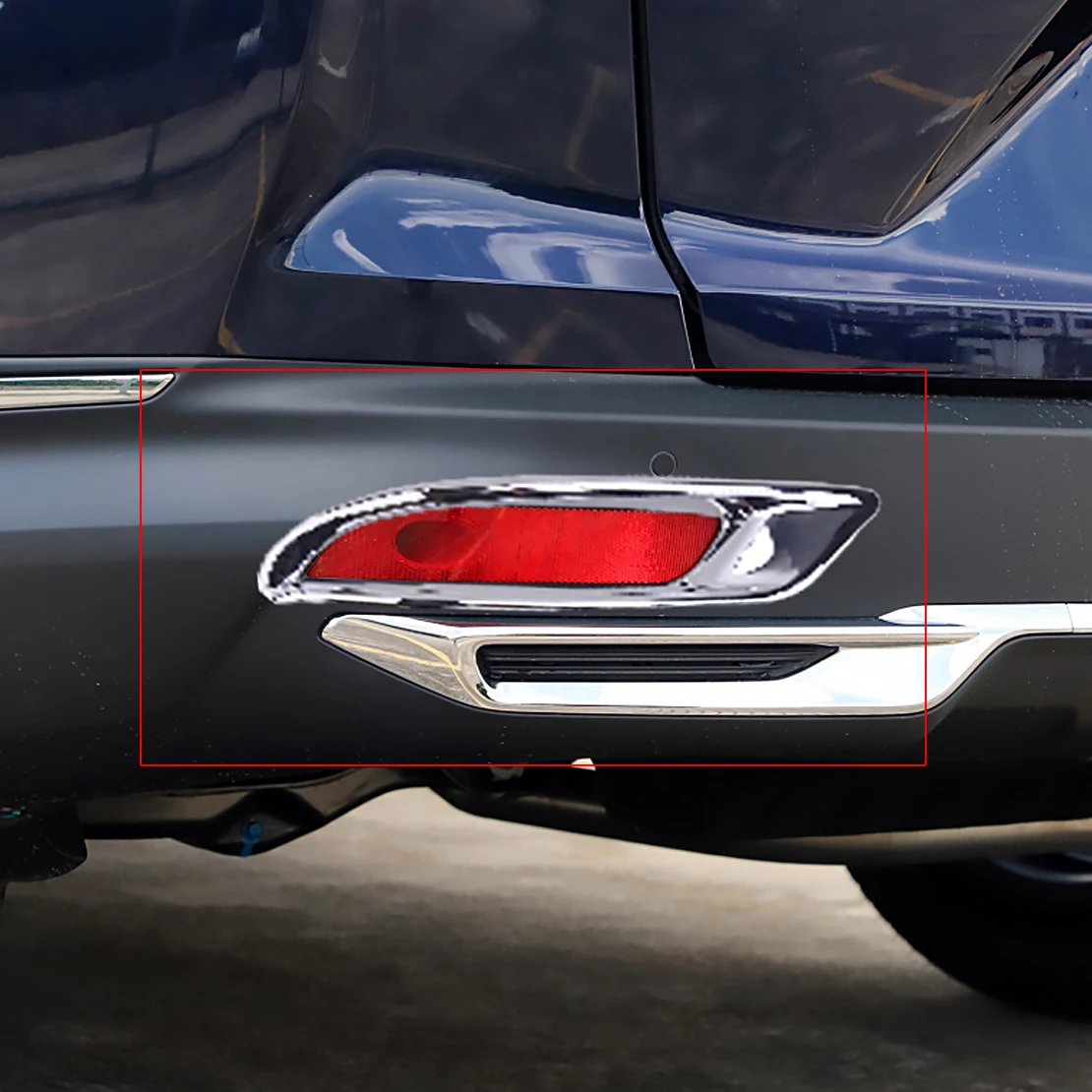 

1 Pair ABS Car Chrome Tail Rear Fog Light Lamp Frame Cover Trim Styling Fit for Honda CR-V 2020 2021