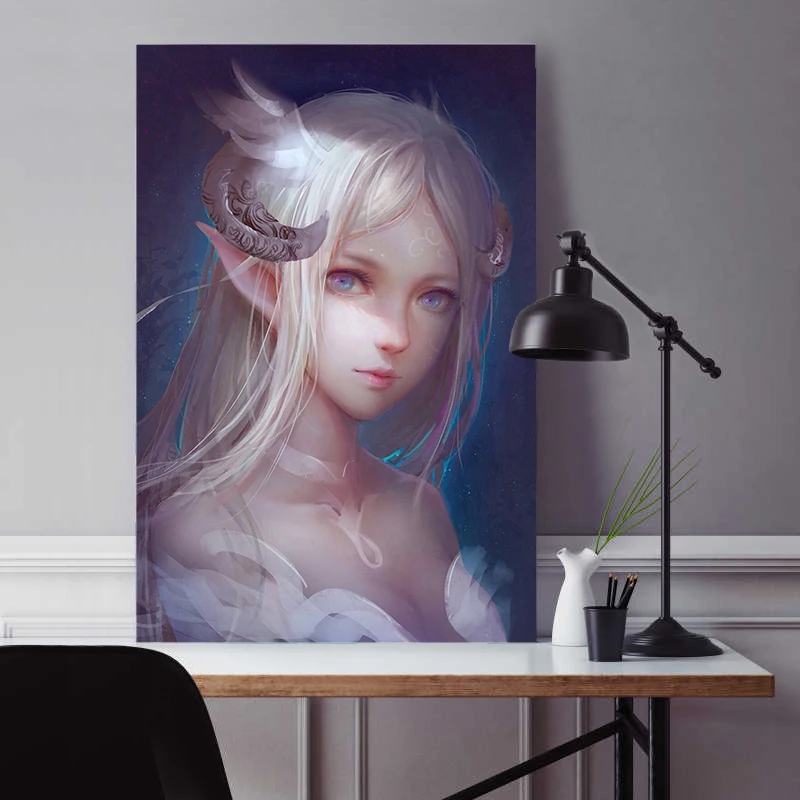 Краски по номерам любителей искусства Китайская леди Русалка КРАСОТА живопись