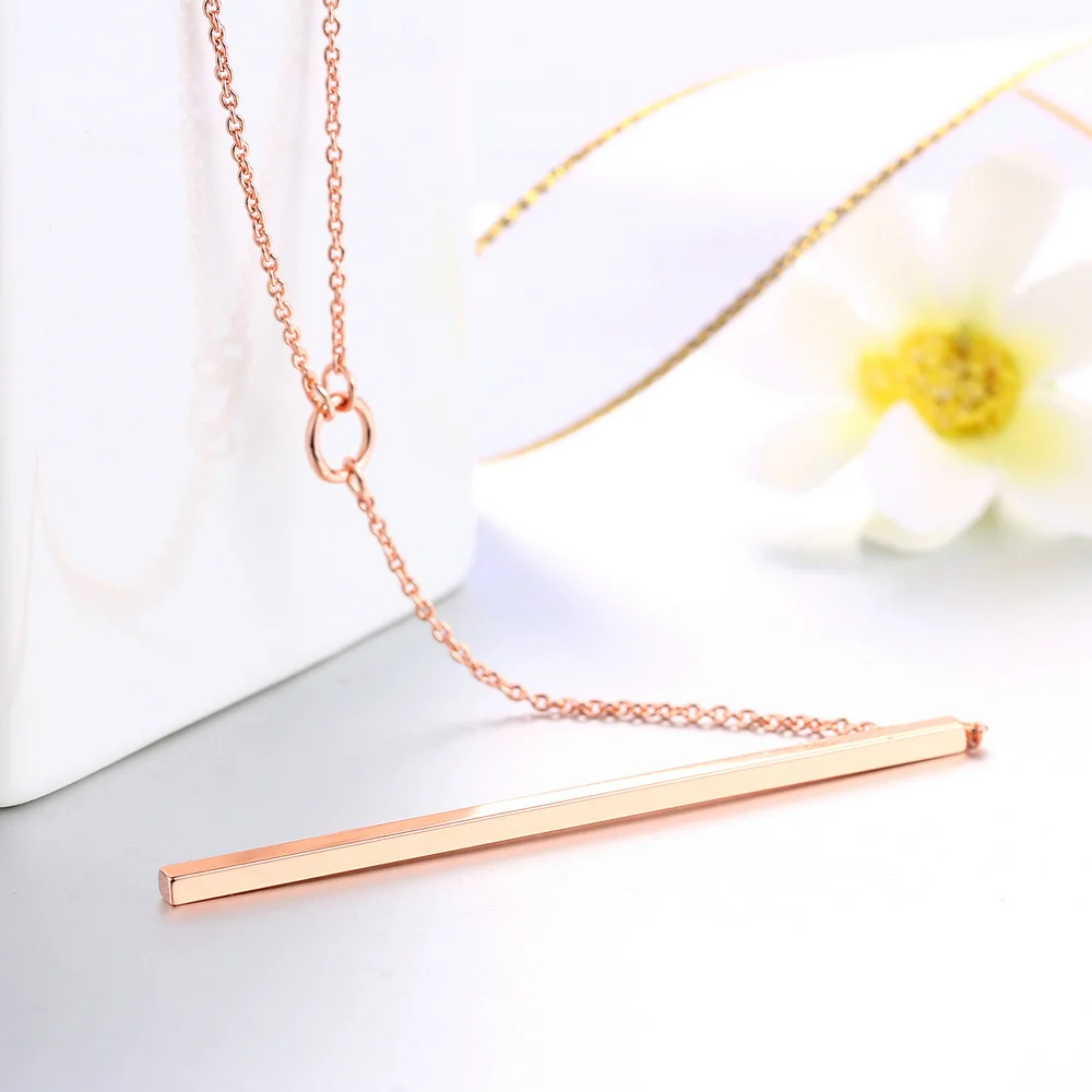 Двойная яркая Антиаллергенная простая Y образная цепочка Длинные ожерелья и