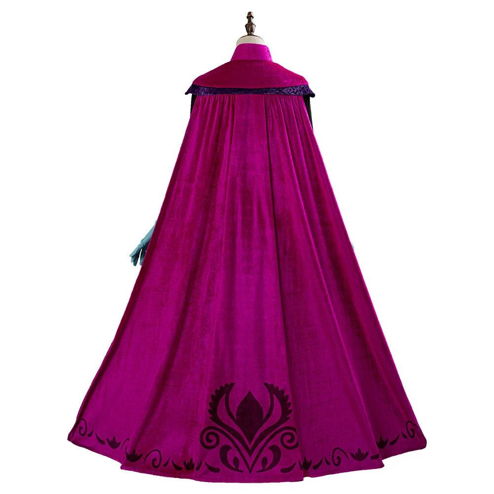 Костюм Эльзы для косплея - платье, плащ, форменное платье для взрослых, девочек и женщин, наряды королевы, костюмы Хэллоуина, карнавальные вечеринки, аниме.