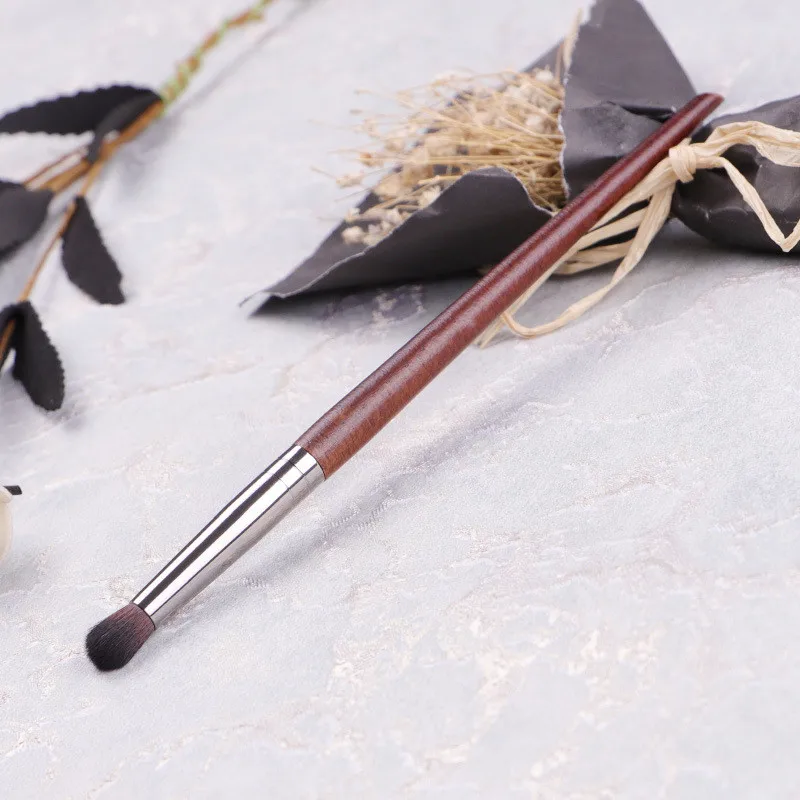 1 шт. природные деревянной ручкой из козьей шерсти тени для век Профессиональные