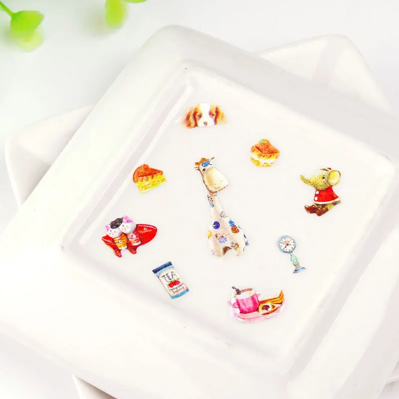 Daisyland Акварельная живопись бумажная наклейка для творчества декоративная