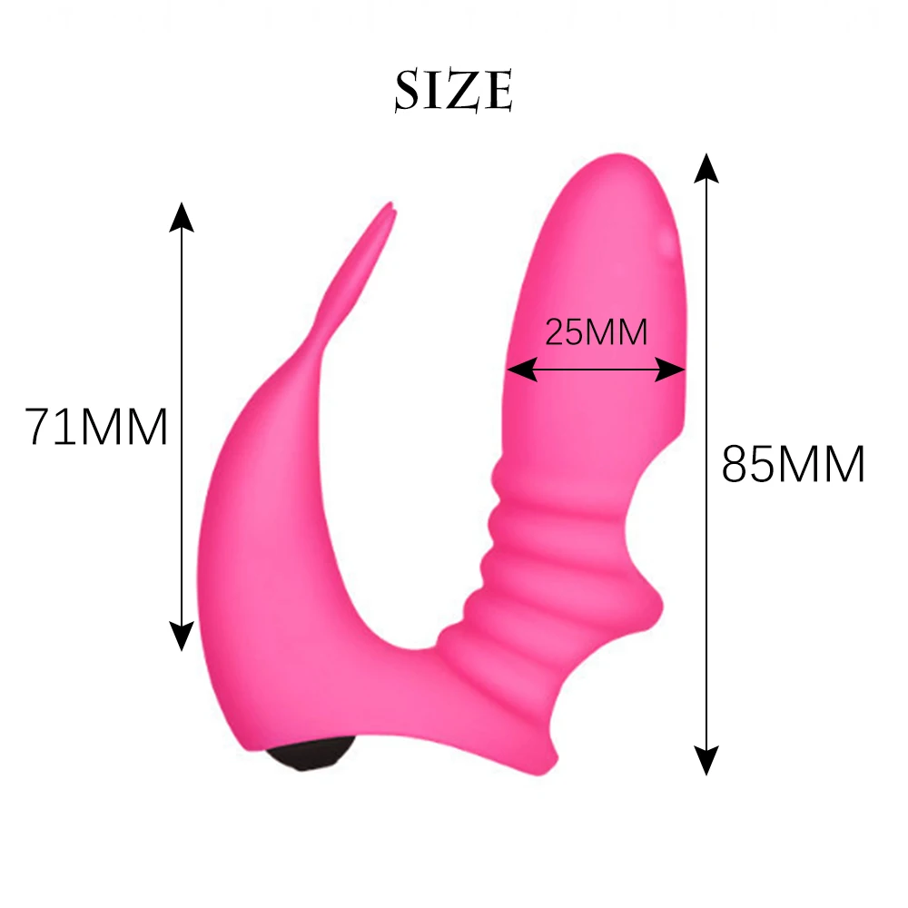 Силиконовый фаллоимитатор Женский Вибратор перчатка на палец вагинальный