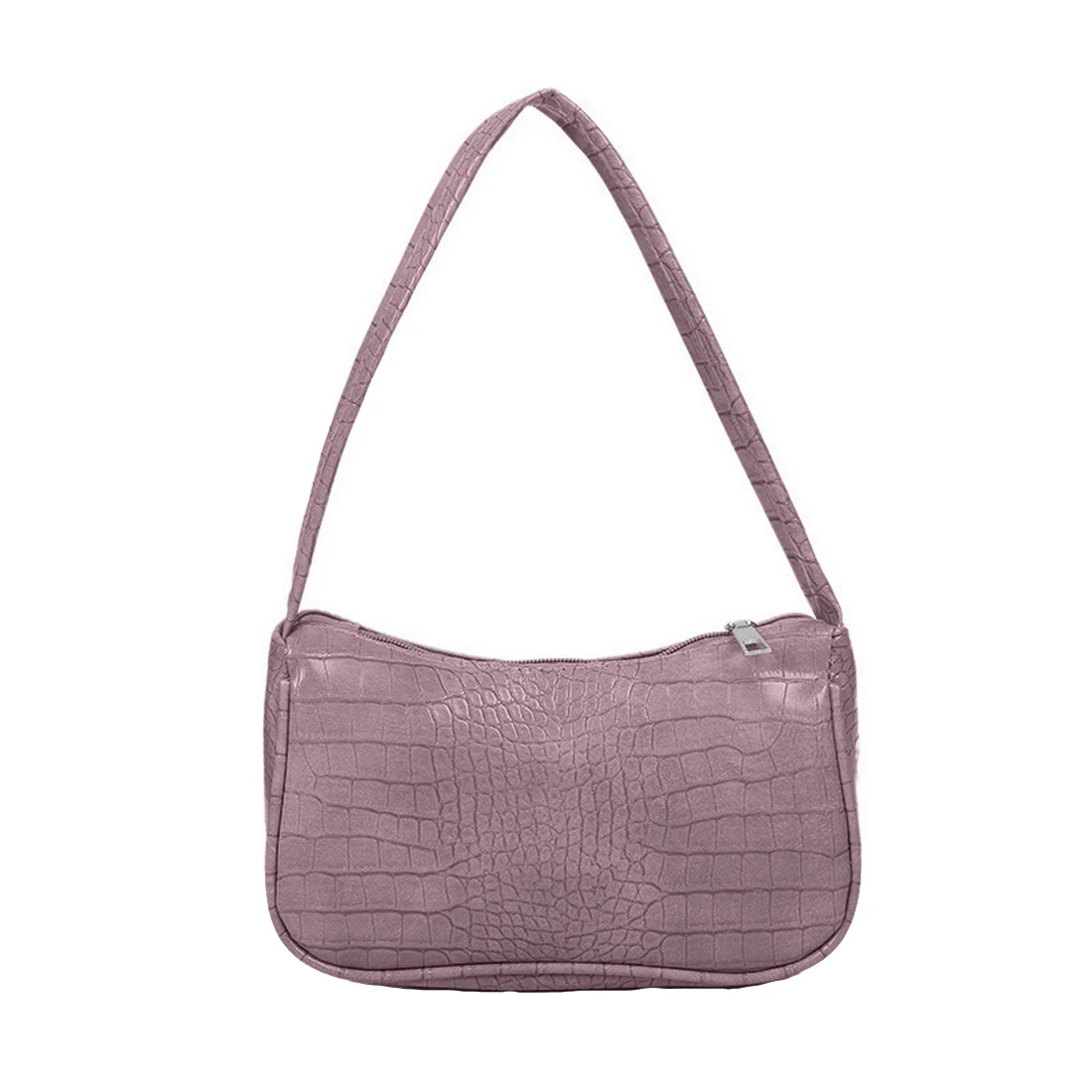 

Crocodile Pattern Women's Underarm Bags Vintage Design PU Leather Ladies Small Shoulder Bags Female Tote Baguette Purse Handbags