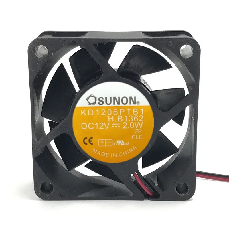 2-проводной Вентилятор охлаждения сервера SUNON KD1206PTB1 DC 12 В 2,0 Вт 60x60x25 мм